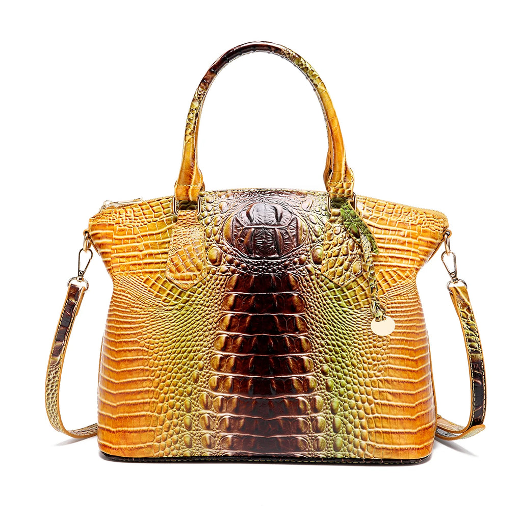 Embossed Dome Tote Bag for Women Convertible Top Handle Shoulder Bag with Detachable Strap Zipper Closure Lightweight Portable Daily Purse Ideal for Outdoor Hiking Camping Travel Weekend Getaway Daily Commute Casual Outing an