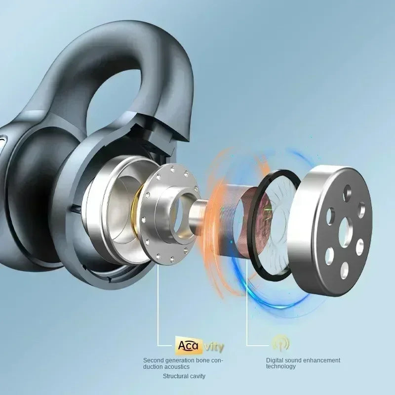NEW Wireless Earphone Noise Reduction Bluetooth LDE Power Display Earbuds in-Ear Headsets with Mic Touch Control for Phones