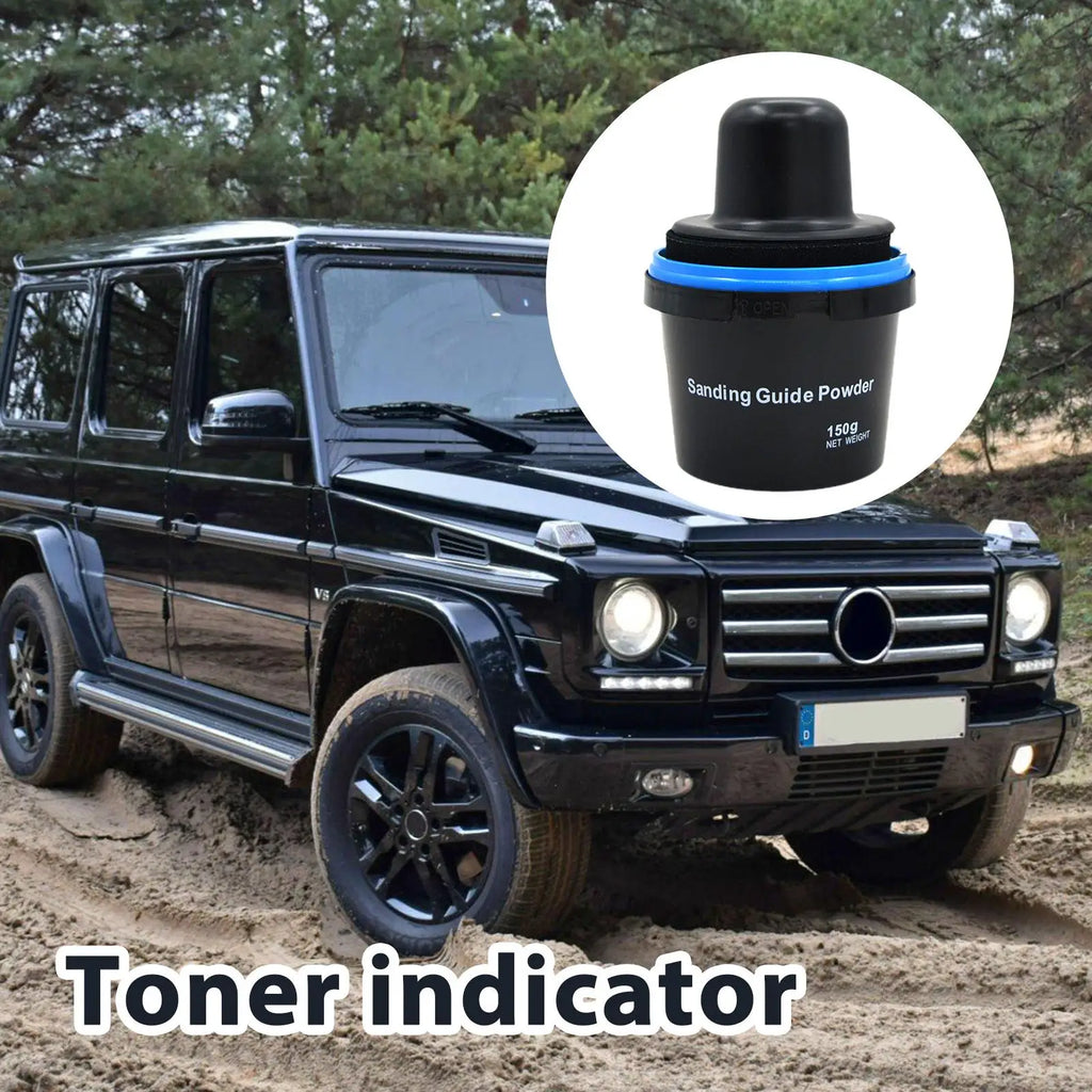 Auto Body Guide Coat Powder For Auto Body Reusable Portable Tool With Handle Multipurpose Dry Guide Coat