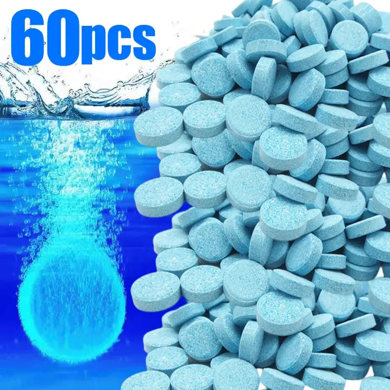 20/40/60PCS Car Glass Water Effervescent Tablets Universal Automobile Clean Accessories Glass Water Solid Effervescent Tablets