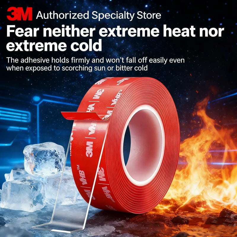 3M VHB4910 Transparent Double Sided Tape Strong No Trace High Viscosity Waterproof Adhesive Tape For Fixed Car Etc Ornaments