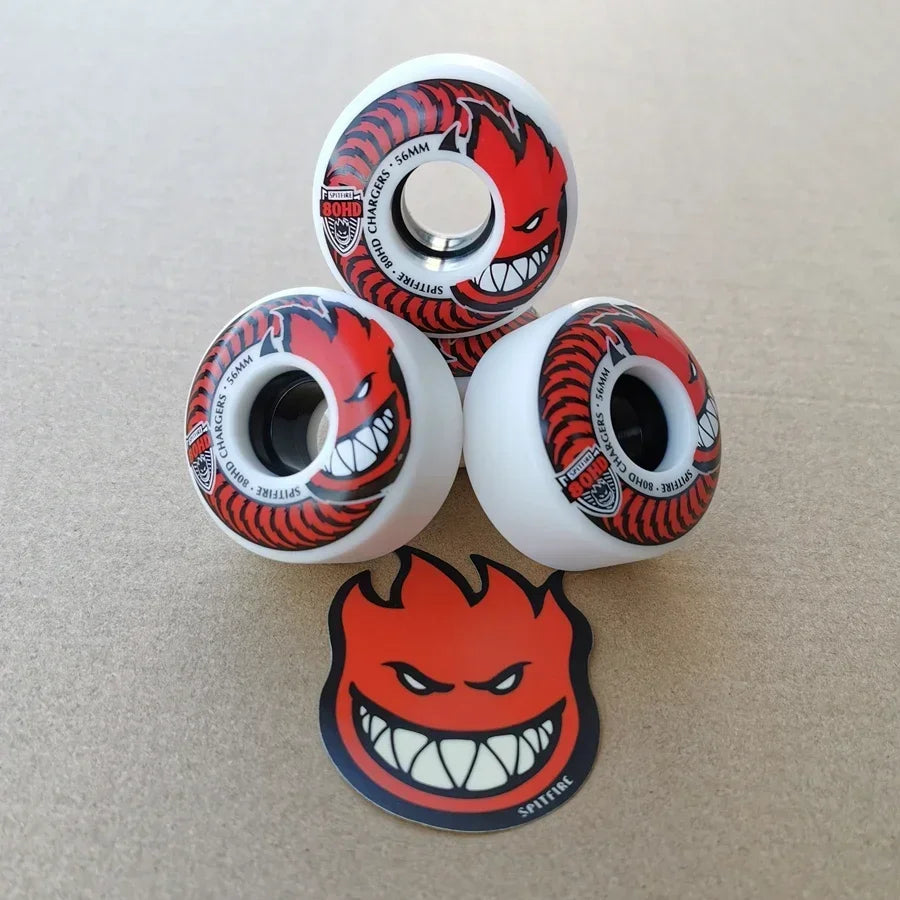 Spitfire Wheels Imported Genuine Spitfire 52mm 101duro 53mm 54mm 56mm 99duro 80HD Skateboard Wheel for Skateboard