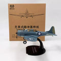 14cm Alloy Finished Aircraft Model American SBD Airplane Model Fearless Dive Plane Midway Naval Battle Fighter Model