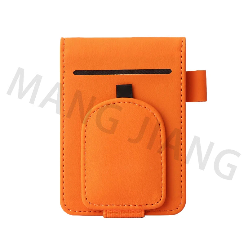 Car Sun Visor Organizer For Car Universal Eyeglasses Holder Card Storage Bag Pockets Clip Leather Interior Auto Accessories