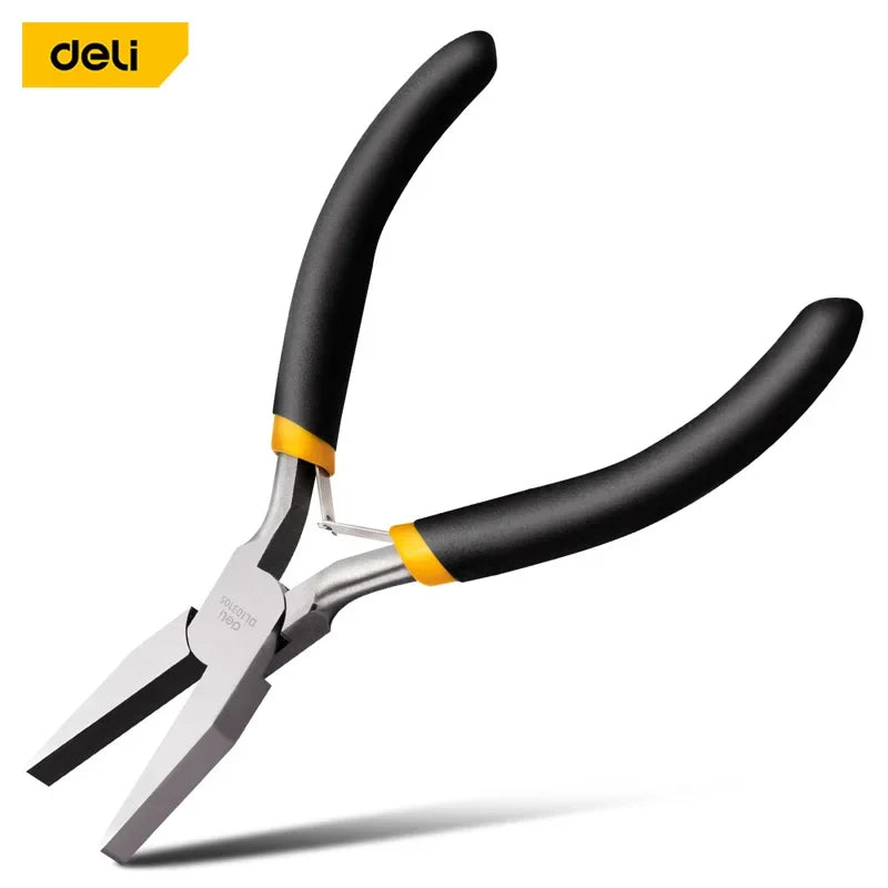 DeLi 4.5 Inches Universal Wire Cutter Mini Diagonal Pliers Multifunctional Hardware Hand Tools Electrician