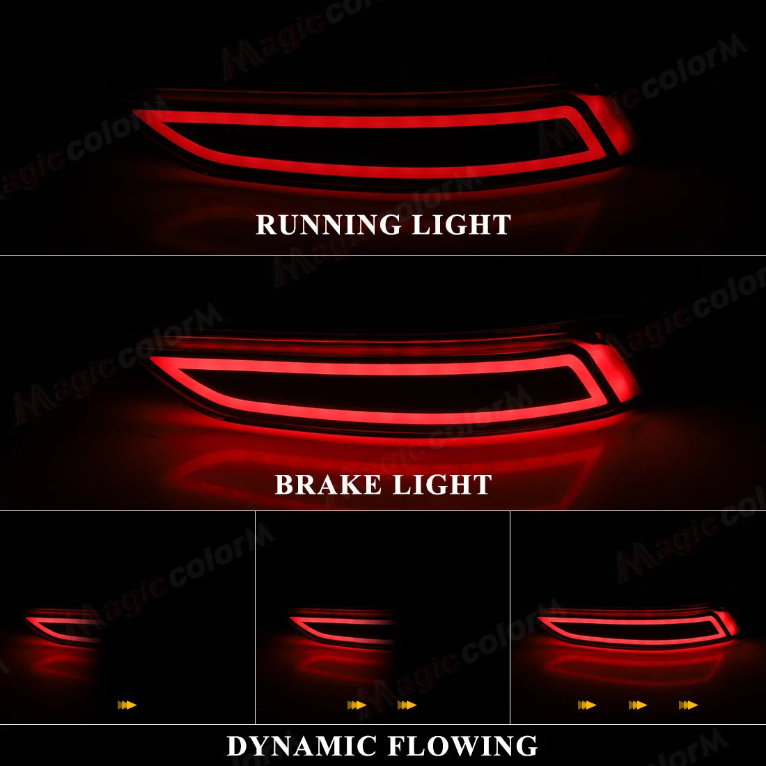 For Toyota Axio Corolla 2015-2018 Rear Bumper Reflector Lights For Lexus LS460 LS600hL 13-16 Brake Lamp 81910-50010 81920-50010