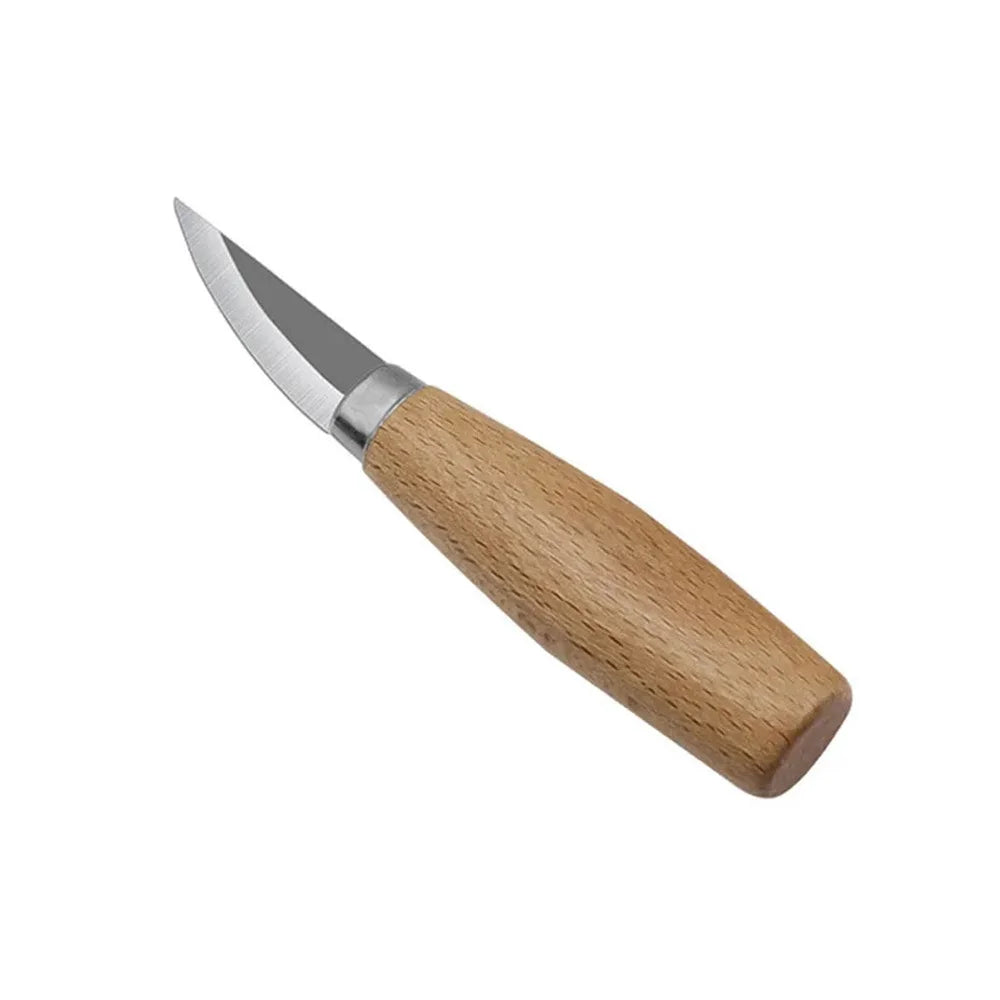 Wood Carving Knife Chisel Hook Knife Carving Tools Ergonomic Woodworking Spoon Durable Crooked Beginners Sculptural Professional