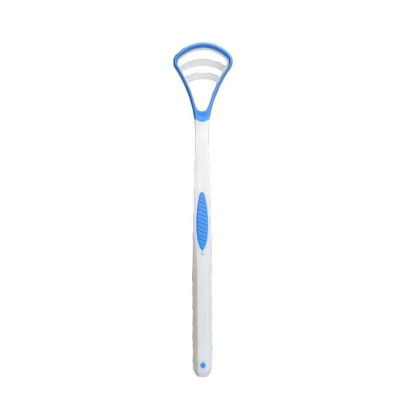 【AN】Dual Uses Tongue Scraper Cleaners Reusable Oral Health Cleaning Brush Hygiene Care Toothbrush Mouth Fresh Breath Scraping