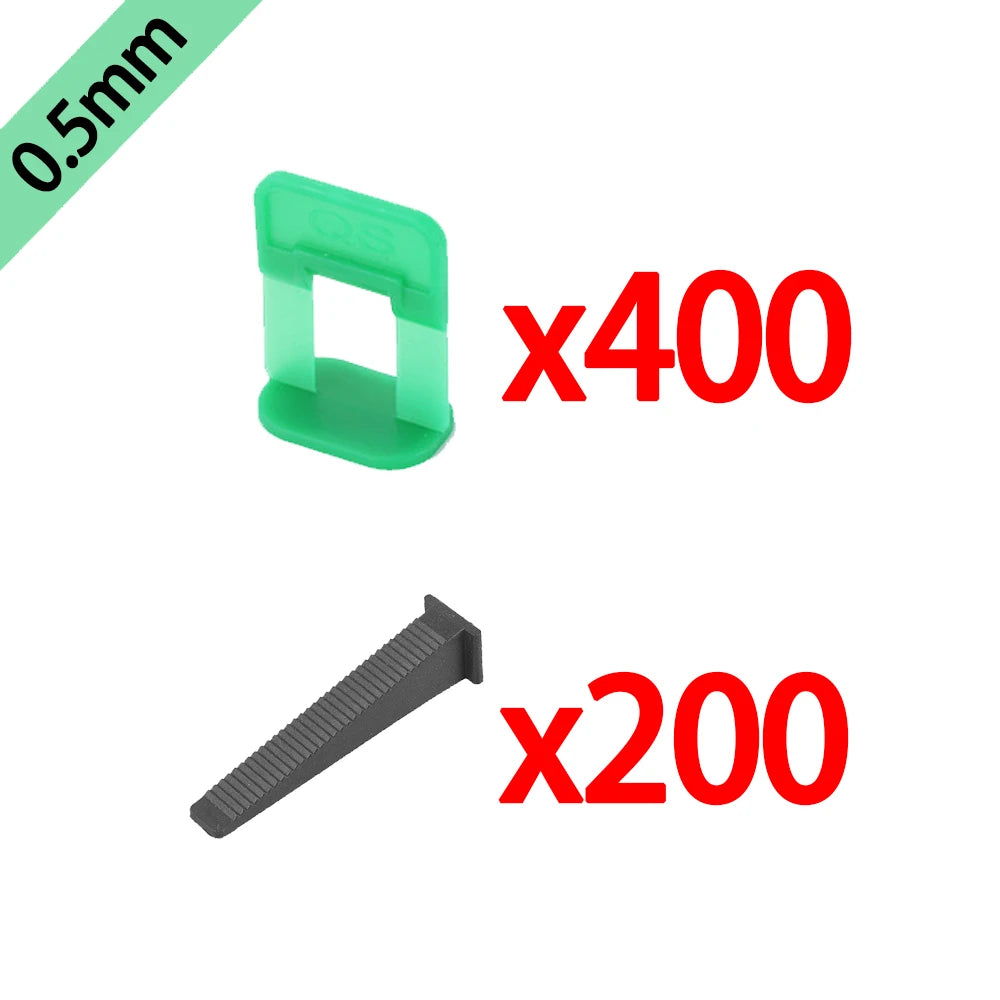 50-900Pcs Ceramic Tile Leveling System Clips Spacers Straps Wadge for Wall Floor Tile Laying Fixing Construction Tools Building