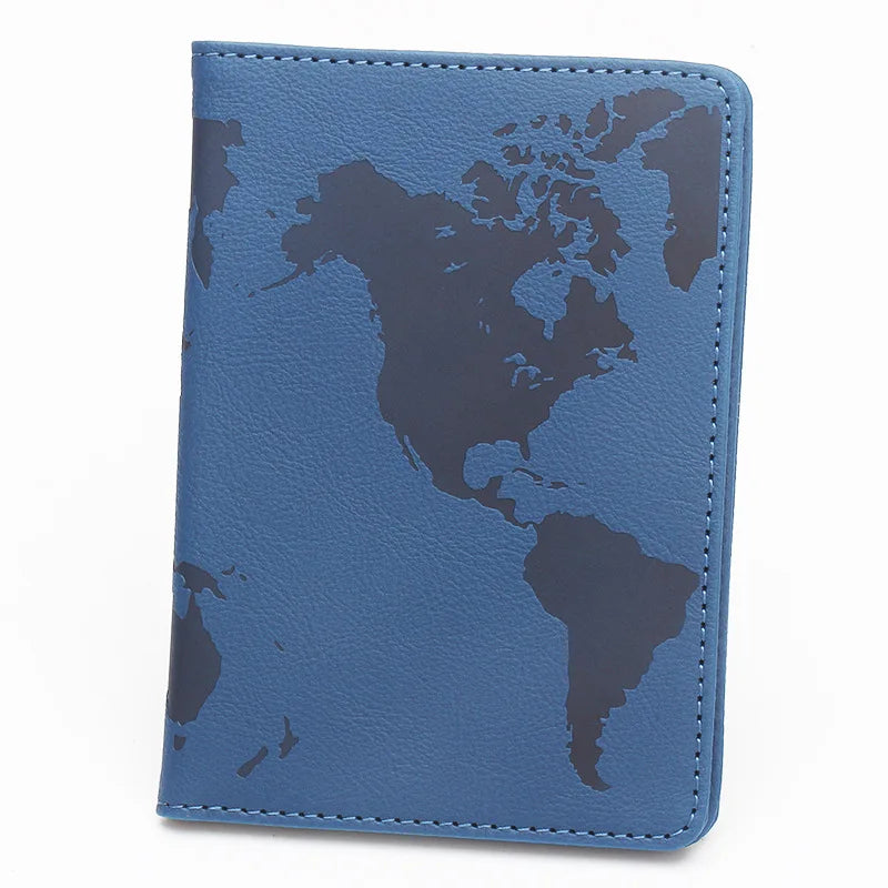 Retro Passport Covers Luggage Tag Pu Leather Passport Case Luggage Tags Travel Passport Organizer ID Card Holder