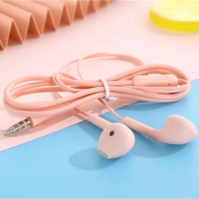 U19 Wired Earbuds 3.5mm Jack Earphones with Mic for iPhone Android Phone Tablet Mini Headphone Sport Headset