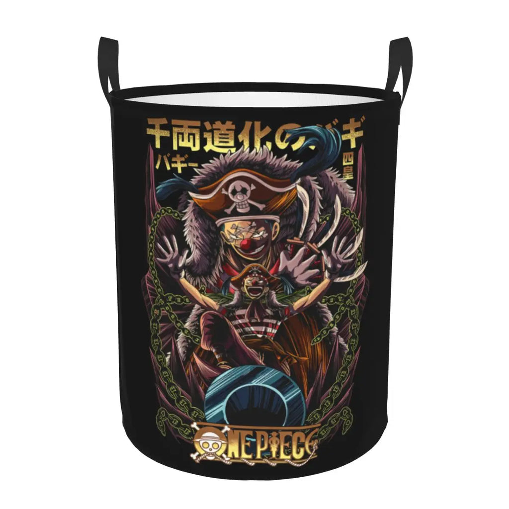 One Piece Tony Tony Chopper Laundry Basket Collapsible Anime Clothing Hamper Bathroom Organizer Storage Bins