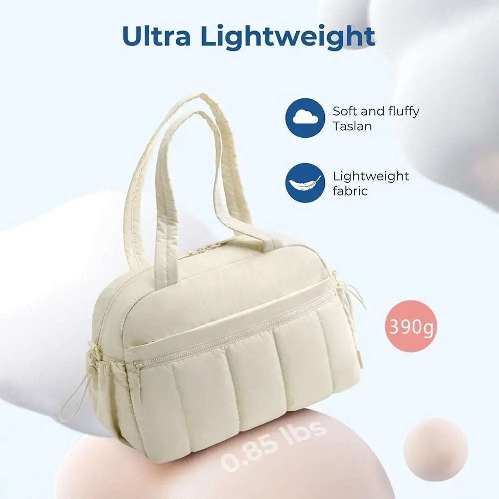 Nylon Cloud Fitness Bag Large Capacity Dry and Wet Separation Travel Duffel Bag Lightweight Waterproof Sport Luggage Storage Bag