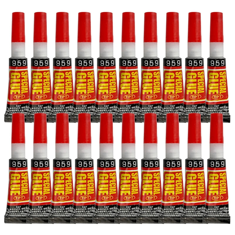 B7000 Super Glue Instant Strong Adhesive 10/20/50pcs Wood Rubber Metal Glass Cyanoacrylate Nail Gel 502 for Stationery Store