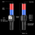 Handheld Wearable Alcohol Analyzer Sound and Light Alarm Non-Contact Alcohol Blowing Detector LCD Display Police Breathalyzer