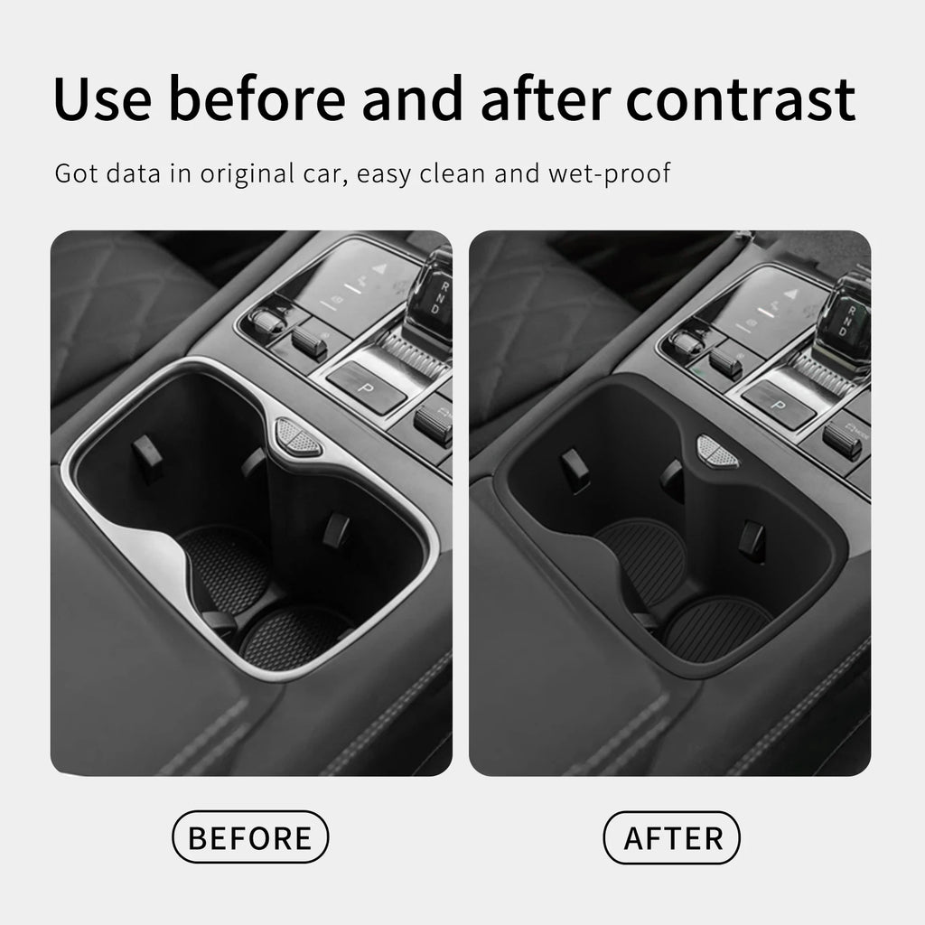 for BYD Sealion 07 EV 2024-2025 Car Water Cup Holder Central Control Drinks Holder Storage Tray Accessories Fit Right Rudder