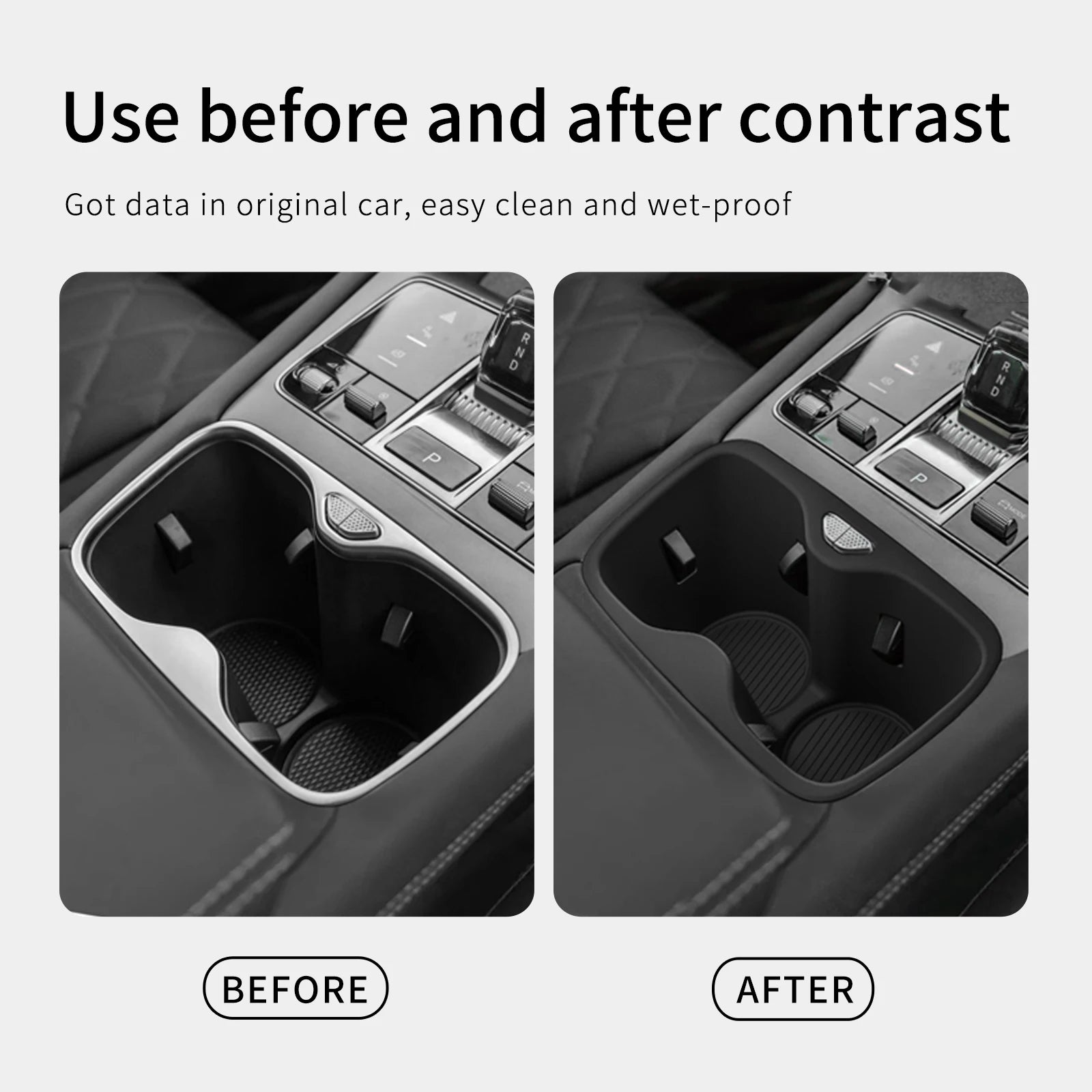 for BYD Sealion 07 EV 2024-2025 Car Water Cup Holder Central Control Drinks Holder Storage Tray Accessories Fit Right Rudder