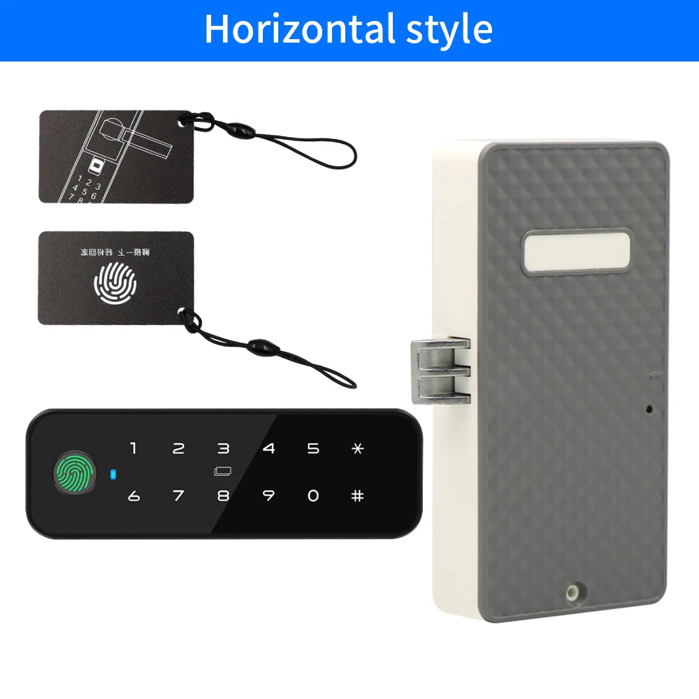 Tuya Smart Fingerprint Lock Electric Biometric Drawer Lock Fingerprint Tuya APP Unlock Smart Door Lock for Drawer Cabinet Locker