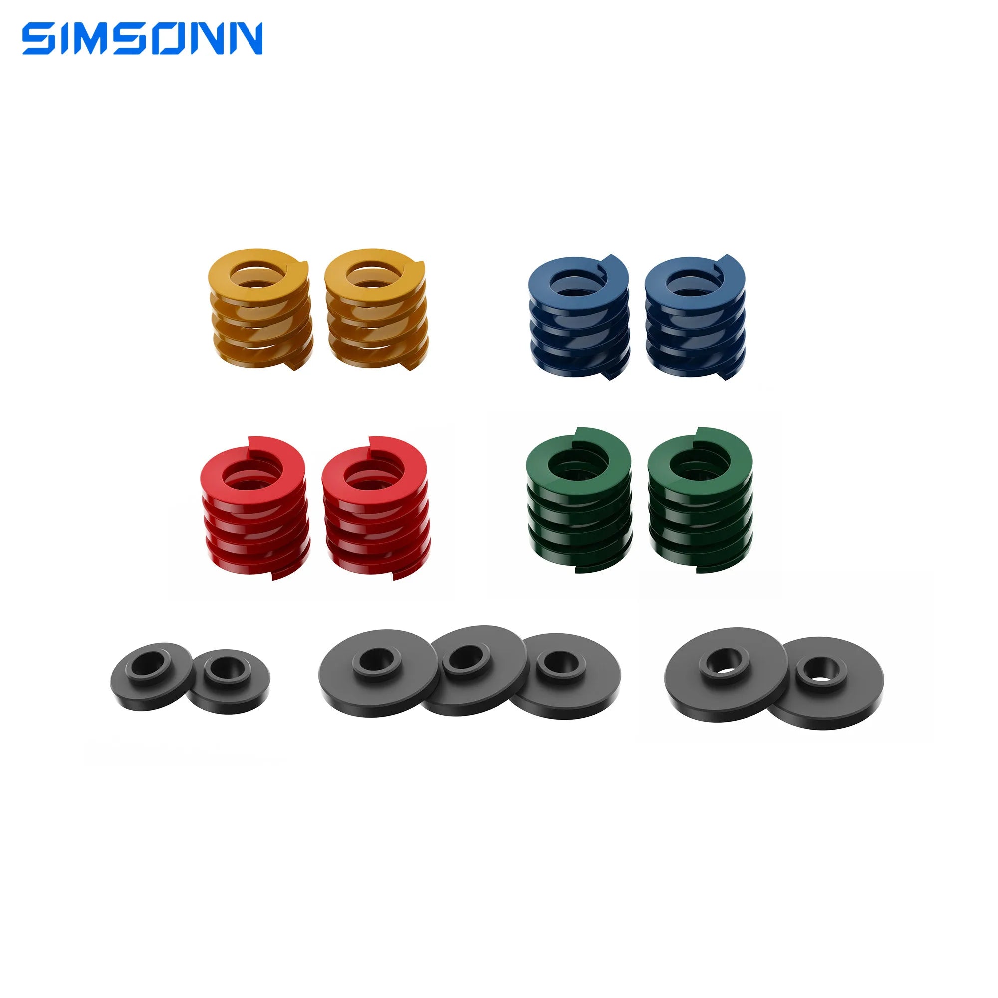 SIMSONN Plus X/Pro X Ultra Brake Pedal Modification Spring Accessories A-MSSK Mold Springs and Spacers Kit