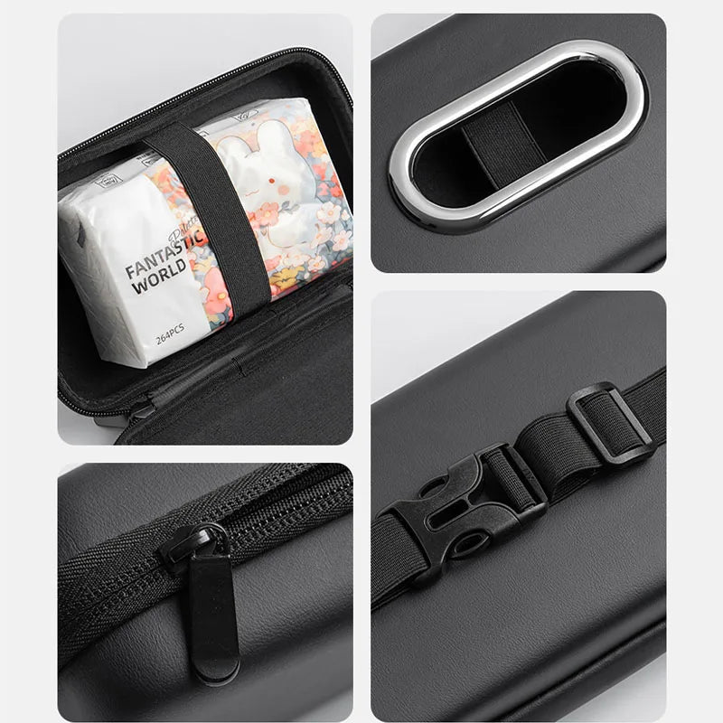 Car central armrest box leather tissue box for Jeep Grand Cherokee Wrangler Rubicon Renegade Patriot Compass Commander