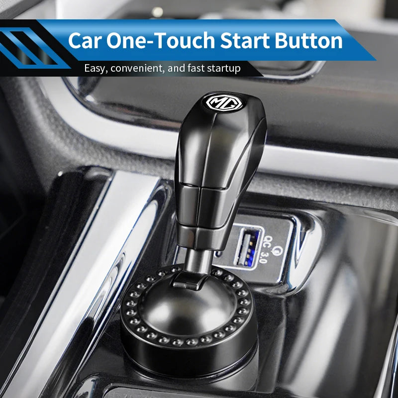 Car One-Touch Start Button Push Start Auto Ignition Button Cover For Morris Garages MG 6 3 5 7 TF ZR ZS HS GS GT Hector RX5 350