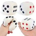 2.56" Squishies Dice Kawaii Soft Slow Rising Large 6-Sided Dice with Dots Stress Relief Kids Toys Collection Decorative Props