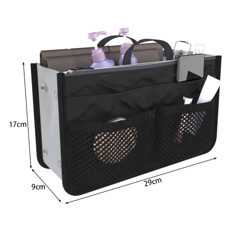 Travel Insert Organizer Bag Women Nylon Insert Organizer Handbag Purse Multiple Large Capacity Lady Insert Bag Liner Makeup Tote