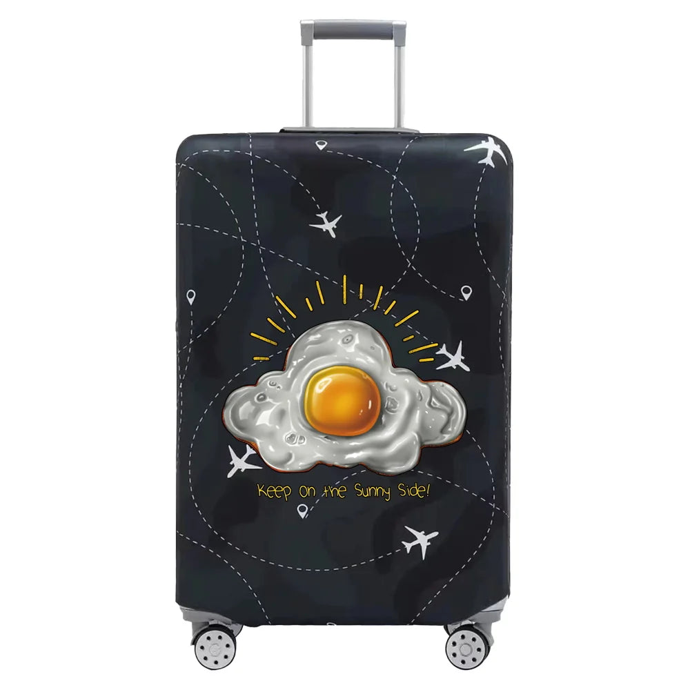 Baggage Covers Travel Luggage Protective Cover Stretch Dust Suitcase Covers Cartoon Print Series for18-32inch Travel Accessories