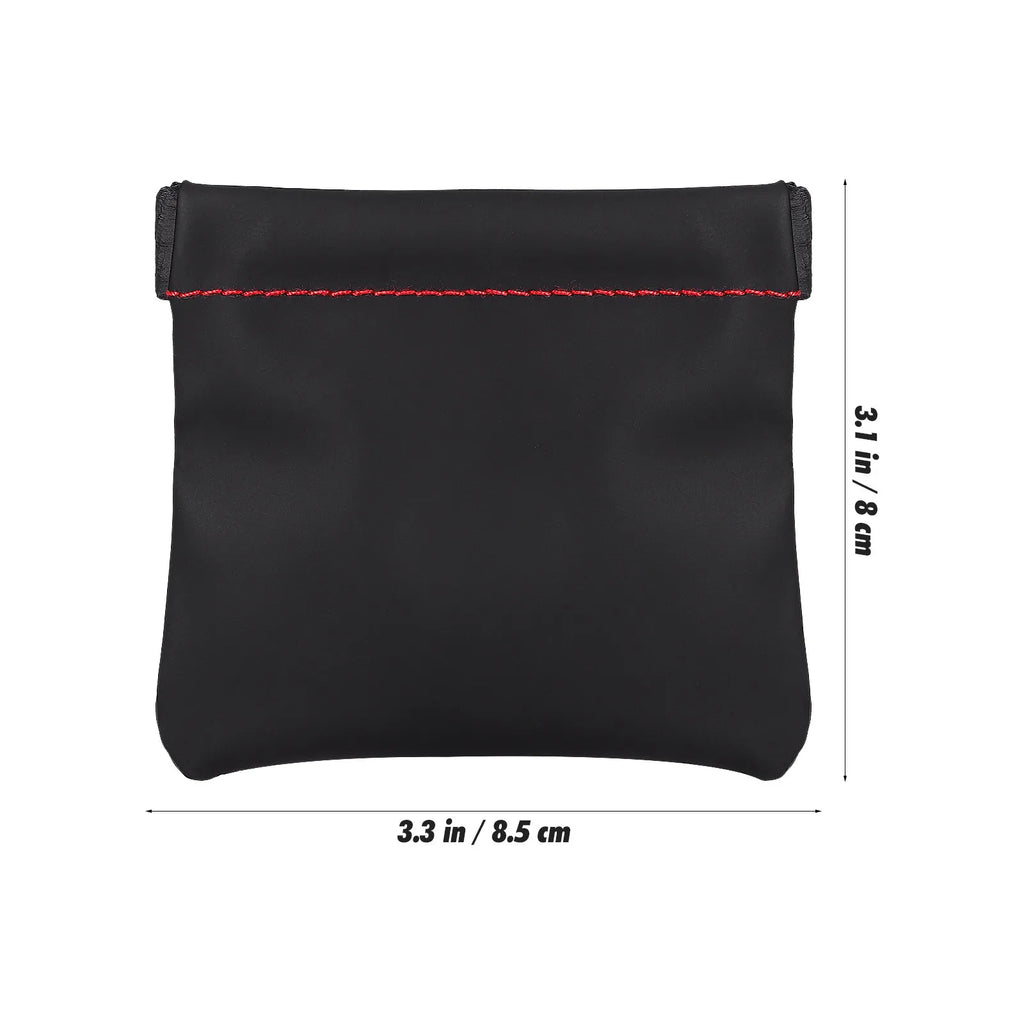 1Pcs Mini Portable Earphone Bag PU Storage Case for Headphones USB Cables and Small Gadgets Compact Travel Pouch