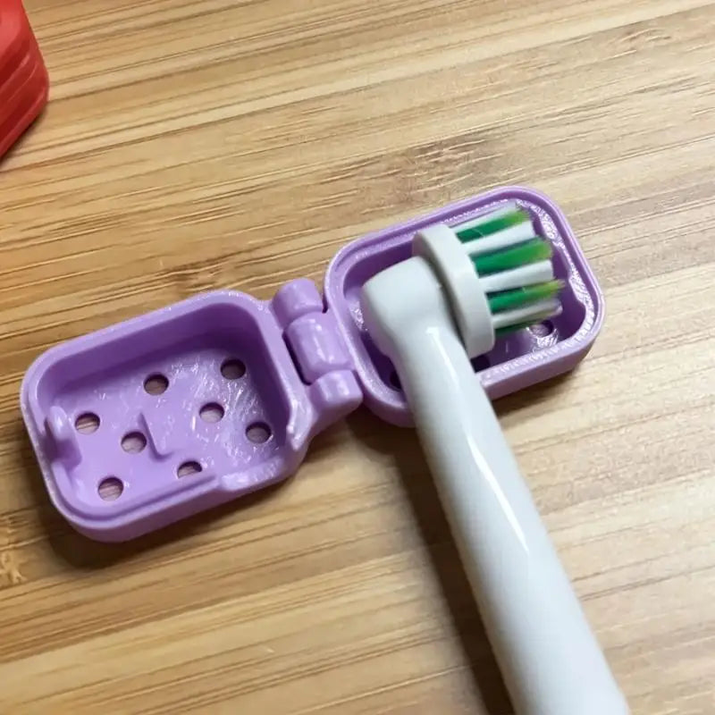 3PCS Portable Electric Toothbrush Travel Caps Dust-Proof Breathable Head Covers Sanitary Protective Cases for Toothbrush Tips