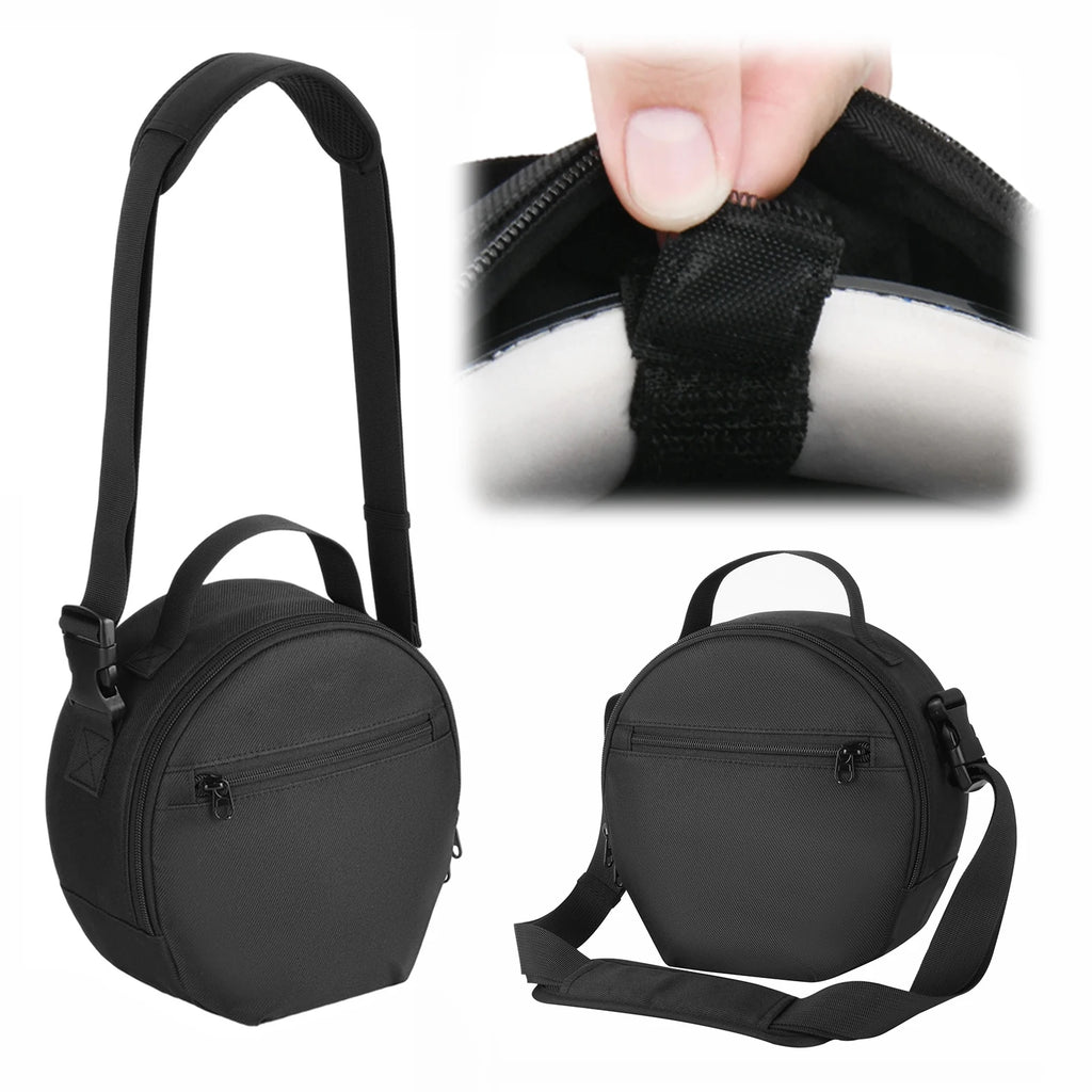 DJ Headphone Case with Adjustable Shoulder Strap Portable Travel Organizer Bag Compatible for Headphone Headset