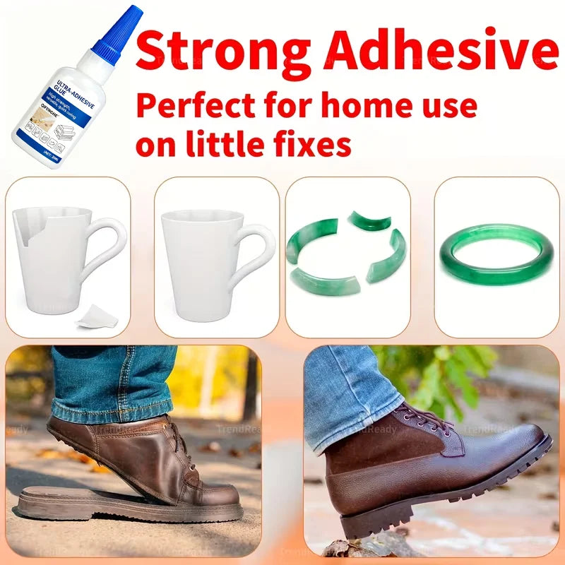 Strong, highly adhesive glue, metal adhesive, plastic adhesive. Suitable for bonding wood, metal, shoes, and ceramics