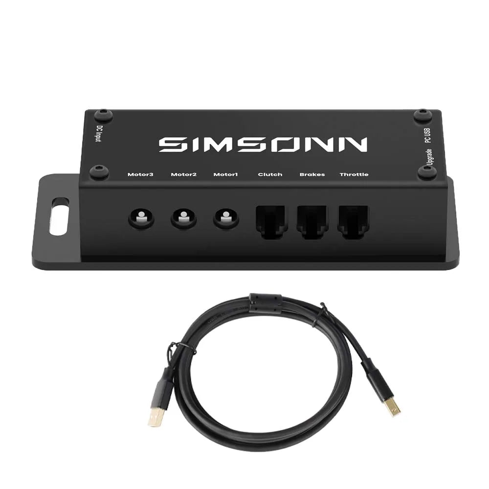 SIMSONN Main Control Box for the Pro X Ultra Pedals and Plus X Pedals Support VAM PRO Motors Includes USB Cable