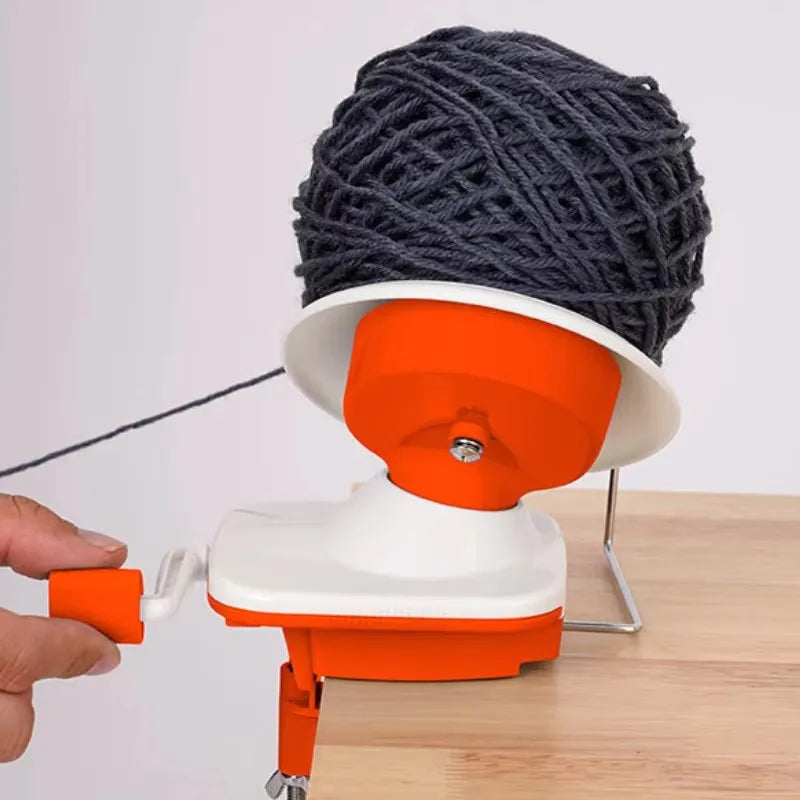 Red Yarn Winder Tool, Household Thread Weaving Spool Organizer, Ball Maker Splitter, Home Craft Essential