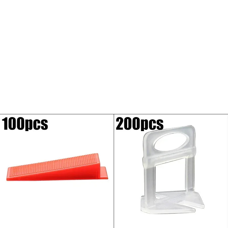 100-501Pcs Tile Leveling System Laying Level Wedges Alignment Spacers Leveler Locator Spacers Flooring Wall Level 0.35mm-3.0mm