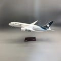 New 43cm Aeromexico B787 Airplane Model Toy Kit For 787 Resin Diecast Plane Model with Stand for Collections Displays Gift