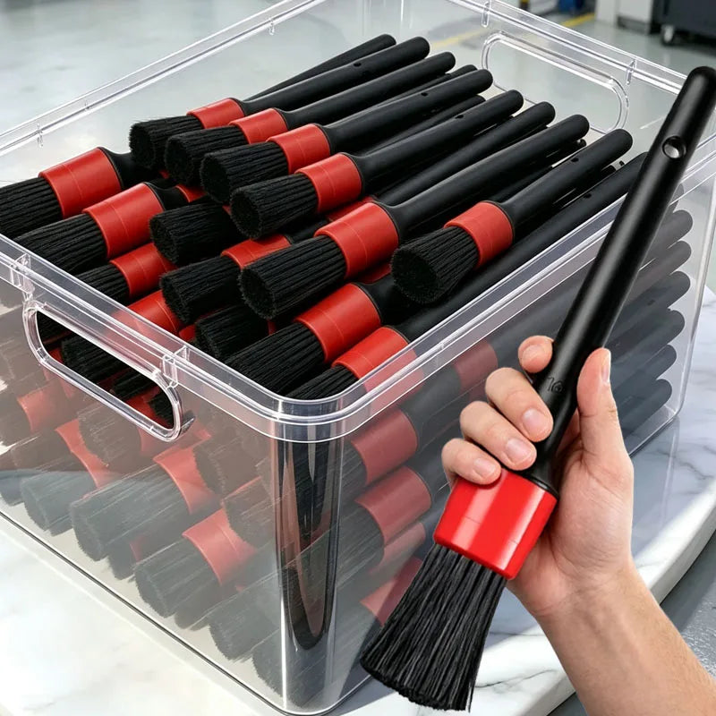 Detailing Brush Set Car Brushes Car Detailing Brush For Car Cleaning Detailing Brush Dashboard Air Outlet Wheel Brushes