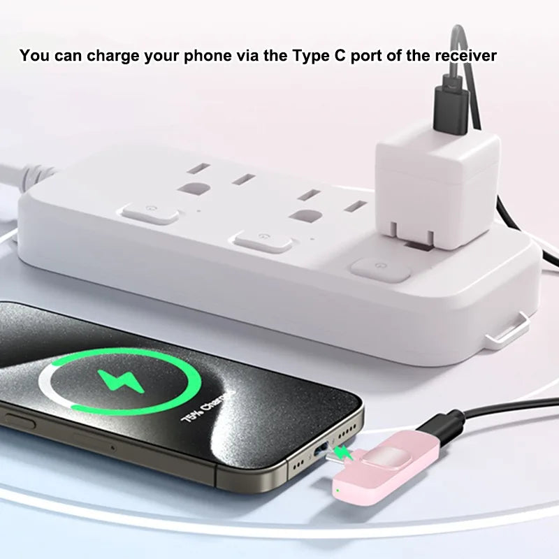 Wireless Lavalier Microphone Mini Lapel Noise Cancelling for iPhone 15/16/17 iPad Android Vlogging Interview - Compact Audio Rec