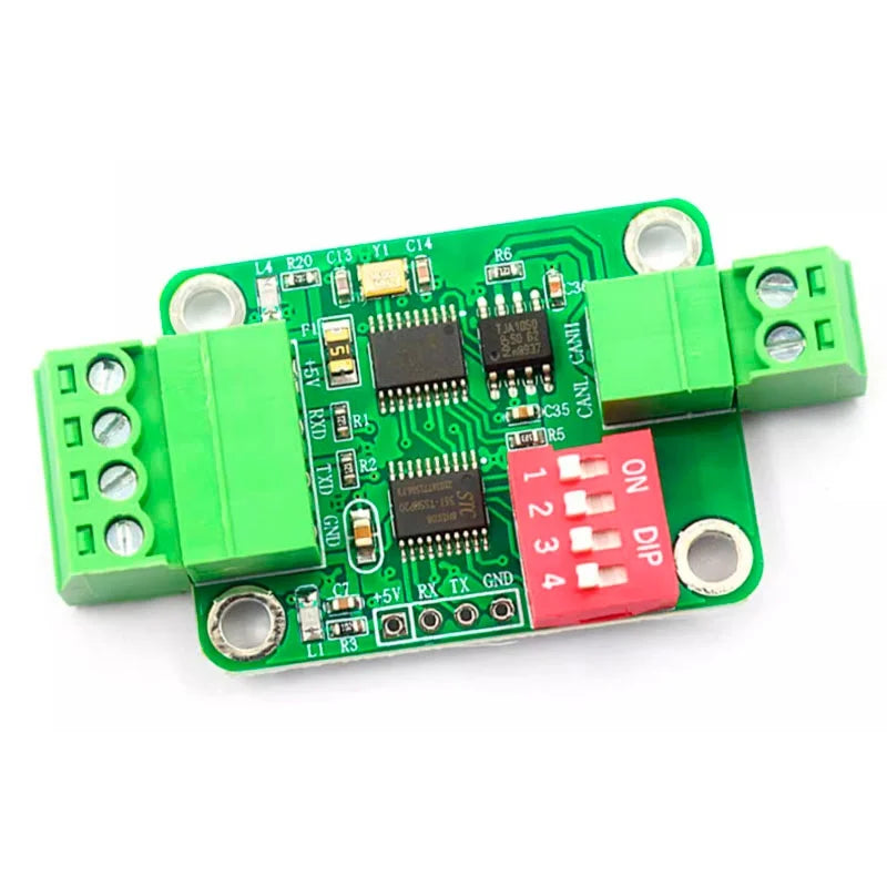 TTL serial port to CAN bus module TTL to RS232 module Serial port to CAN transparent transmission communication data module