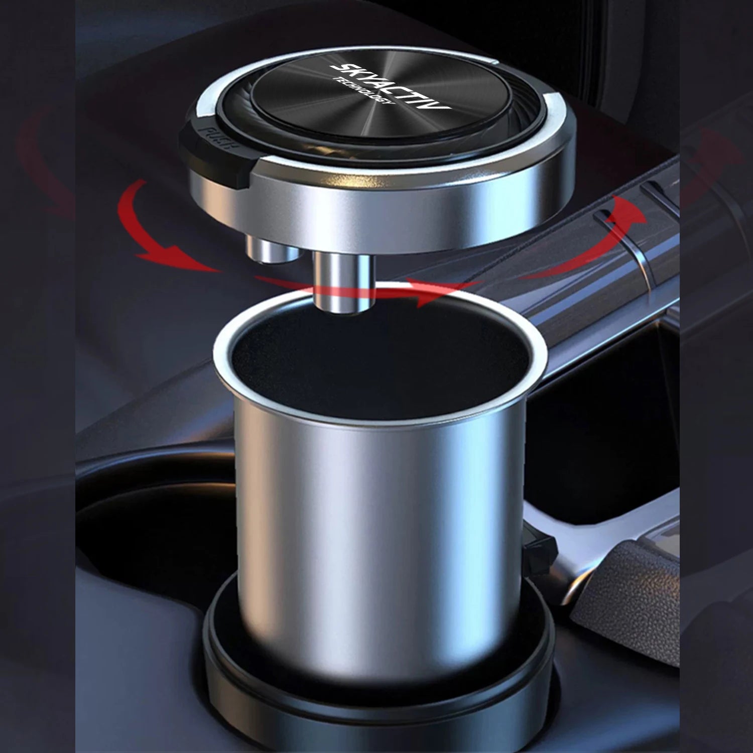 car cenicero ashtray texture car accessoires for Mazda skyactive 2 3 5 6 8 cx3 cx4 cx5 cx7 cx8 cx9 cx30 mx5 rx8