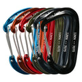 6PCS 12kN Tactical Carabiners Clips Set Heavy Duty Non-Locking Belt Hook For Bags Outdoor Hammock Climbing Accessories