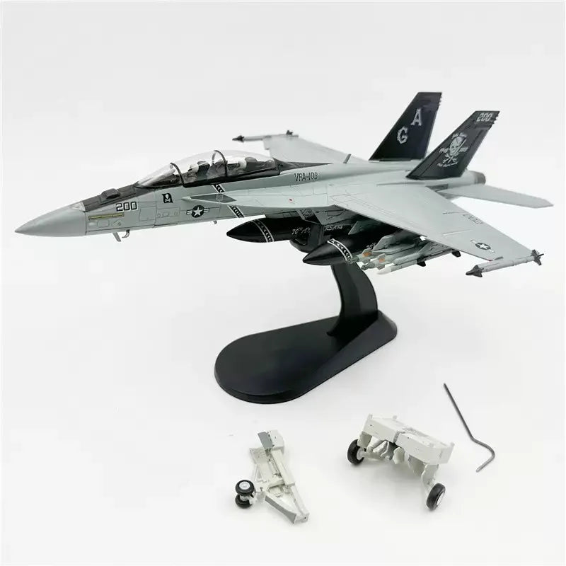 1/72 Scale U.S. F/A-18F Hornet F18 Carrier-Based Fighter Aircraft Diecast Finished Military Plane Model Collection Ornament