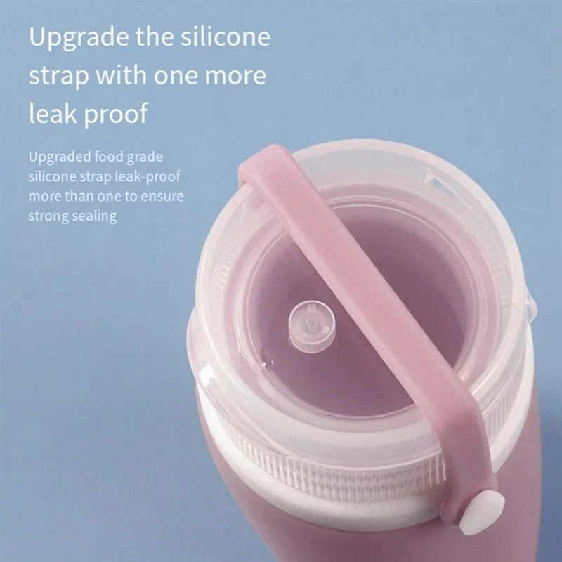 1/2/3pcs 90Ml Travel Silicone Refill Bottle, Shower Gel, Shampoo Refill Bottle, Squeeze Refill Empty Bottle