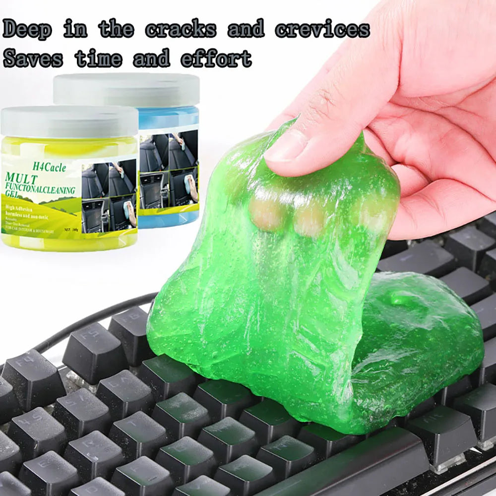 1Pc High Efficiency Dust Remove Gel Car Interior Clean Magic Mud Universal Household Keyboard Desk Cleaning Tool Car Accessories