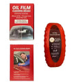 Car Glass Oil Film Cleaner Wiping Red High-Force Dirt Removal for Front Windshield Side Windows & Rearview Mirrors