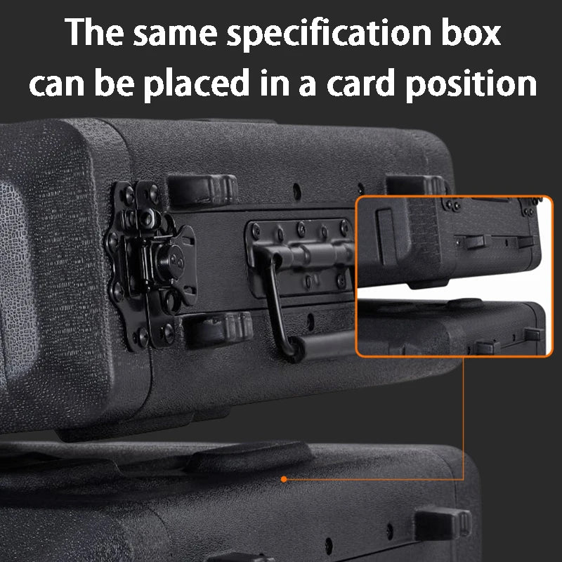 2U Wireless Microphone Box PE Plastic Receiver Box 3U Digital Power Amplifier Sequencer Boxes Portable Safety Protection Boxes