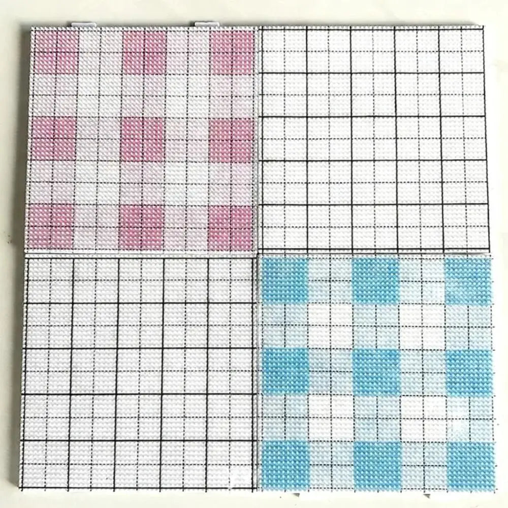2Pcs 2.6mm Beads Fuse Beads Pegboards Thicken with Black Line Melting Beads Pegboards Square No Deformation Fuse Beads Boards