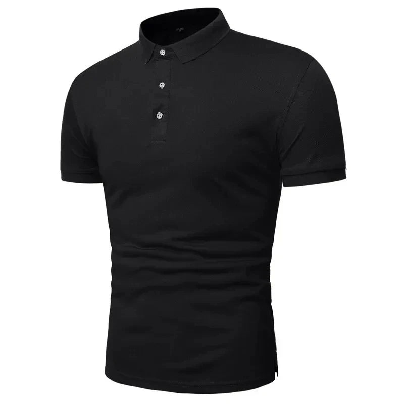 2026Cotton Polo Men Shirt Short Sleeve Polo Shirt Contrast Color Polo Summer Streetwear Casual Fashion Men tops