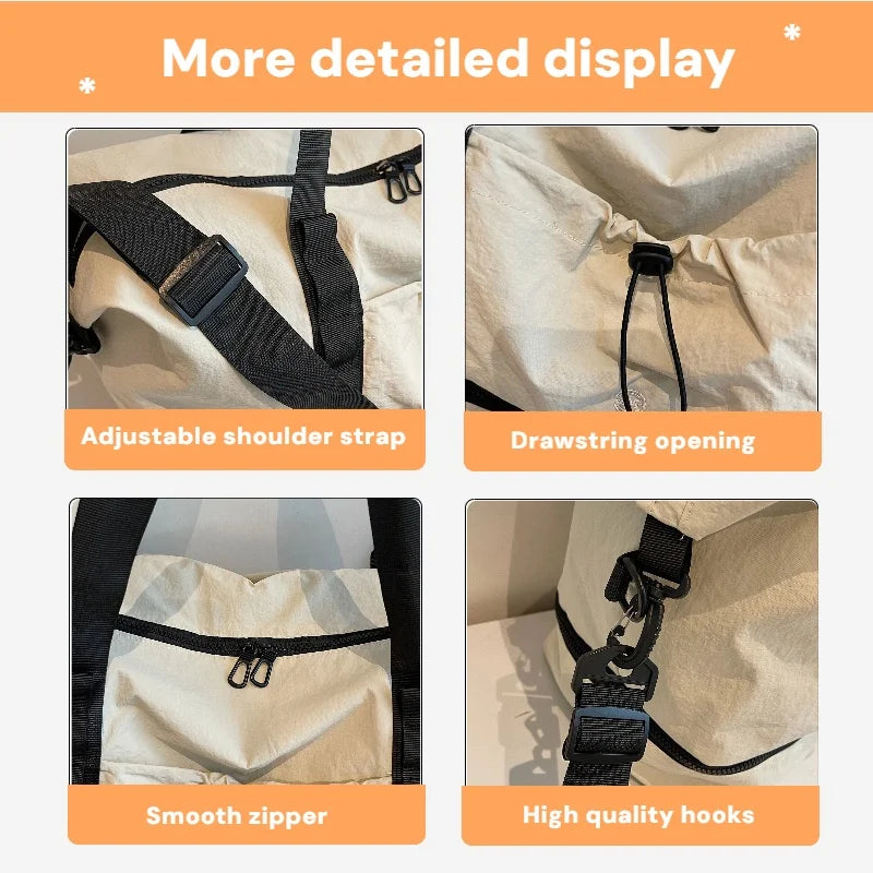 Large Capacity Travel Duffels Bag With Independent Shoe Compartment Travel Totes Suitable For Yoga Gym Storage Weekends Bags