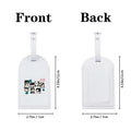 Personalized  Arirang 2.0 World Tour 2026 PU Luggage Tag, Durable Travel Bag ID Label, Perfect Kpop Fan Gift